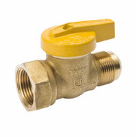 Homewerks 1/2 in. Brass Flare x FIP Gas Ball Valve