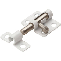 National Hardware Brass-Plated White Steel Window Bolt 2 in. L 1 pk