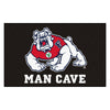 Fresno State Black Man Cave Rug - 5ft. X 6ft.