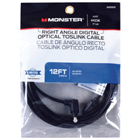 Monster Just Hook It Up 12 ft. L Digital Optical Toslink Cable Digital Optical