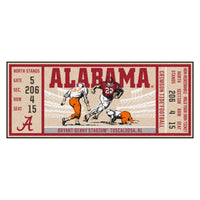 University of Alabama Ticket Runner Rug - 30in. x 72in.