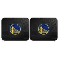 NBA - Golden State Warriors Back Seat Car Mats - 2 Piece Set