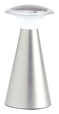 Fulcrum 8.5 in. Gray Portable Table Lamp