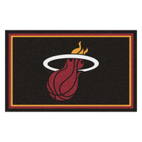 NBA - Miami Heat 4ft. x 6ft. Plush Area Rug