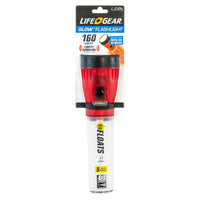 Life Gear Glow 12 lumens Red LED Flashlight AA Battery