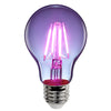 Feit A19 E26 (Medium) Filament LED Bulb Purple 30 Watt Equivalence 1 pk