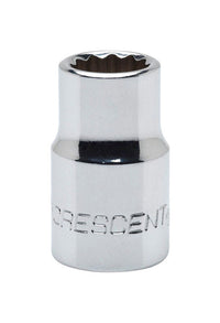 Crescent 22 mm X 3/8 in. drive Metric 12 Point Standard Socket 1 pc