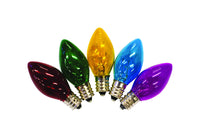 Holiday Bright Lights Incandescent C7 Multicolored 25 ct Replacement Christmas Light Bulbs 0.08 ft. - Deal of The Week