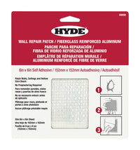 Hyde 6 in. W X 6 in. L X 1/4 in. Drywall Repair Sheets