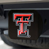 Texas Tech University Black Metal Hitch Cover - 3D Color Emblem