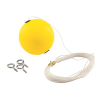 Prime Line Bright Yellow Rubber Residential Garage Stop Ball 2-1/8 Dia. in.