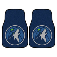 NBA - Minnesota Timberwolves Carpet Car Mat Set - 2 Pieces