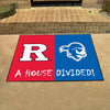 House Divided - Rutgers / Seton Hall House Divided Rug