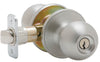 Schlage Corona Satin Stainless Steel Entry Knob 1-3/4 in.