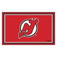 NHL - New Jersey Devils 4ft. x 6ft. Plush Area Rug