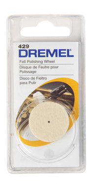 Dremel 1 in. X 1 in. L Felt Cloth Polishing Wheel 1 pk