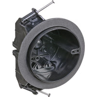 Carlon 26 cu in Round Polycarbonate 4 gang Ceiling Box Black