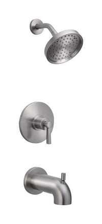 OakBrook Coastal 1-Handle Brushed Nickel Tub and Shower Faucet