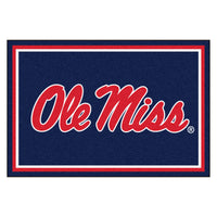 University of Mississippi (Ole Miss) 5ft. x 8 ft. Plush Area Rug