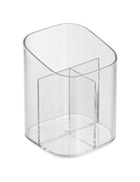 iDesign Clear Cosmetic Organizer 4.5 in. H X 3.5 in. W X 3.5 in. D