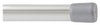 Kenney Silver Carlisle Tension Rod 28 in. L X 48 in. L