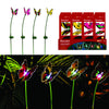 Alpine Assorted Plastic 24 in. H Butterfly Solar Garden Stake (Pack of 16)