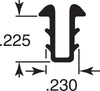 Prime-Line Gray Glazing Channel 1 pk