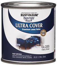 Rust-Oleum Painter's Touch Navy Blue Gloss Water-Based Acrylic Ultra Cover Primer 0.5 pt