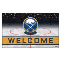 NHL - Buffalo Sabres Rubber Door Mat - 18in. x 30in.