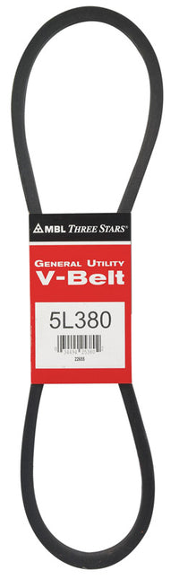 Mitsuboshi FHP 5L380 General Utility V-Belt 0.63 in. W X 38 in. L For Fractional Horsepower Motors