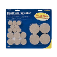 Softtouch Felt Self Adhesive Protective Pad Beige Round 1-1/2 in. W 36 pk