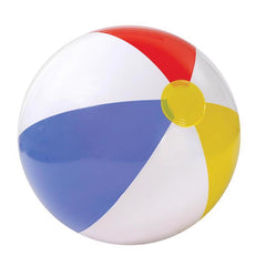 Intex Multicolored Vinyl Inflatable Glossy Panel Beach Ball | Max Warehouse