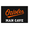 MLB - Baltimore Orioles Script Man Cave Rug - 5ft. x 8 ft.