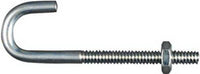 National Hardware Zinc-Plated Silver Steel 2-1/2 in. L J-Bolt 40 lb (Pack of 10)