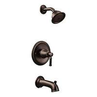 Oil rubbed bronze Posi-Temp(R) tub/shower