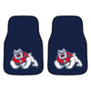 Fresno State Blue Carpet Car Mat Set - 2 Pieces