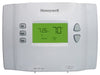 Honeywell Square 24 V White Heating and Cooling Push Buttons Programmable Thermostat