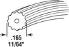 Prime-Line 0.165 in. D X 500 ft. L Screen Spline