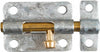 National Hardware 3 in. L Galvanized Brass/Steel Barrel Bolt 1 pk