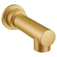 Brushed gold nondiverter spouts