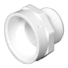 Charlotte Pipe 1-1/2 in. Hub X 1-1/2 in. D MPT PVC Adapter 1 pk