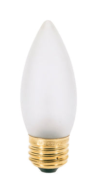 Satco 25 watts B11 Decorative Incandescent Bulb E26 (Medium) Soft White 2 pk (Pack of 10)