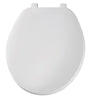 Mayfair by Bemis Round White Plastic Toilet Seat