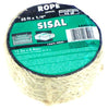 Lehigh Group Natural Fiber Twisted Sisal Rope 50 L ft. x 1/4 Dia. in.