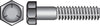 Hillman 1/4 in. D X 1 in. L Heat Treated Zinc Steel Hex Head Cap Screw 100 pk