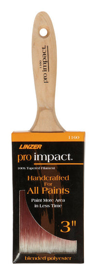 Linzer Pro Impact 3 in. Flat Paint Brush