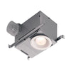 Broan 70 CFM 1.5 Sones Bathroom Recessed Exhaust Fan with Lighting