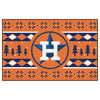 MLB - Houston Astros Orange Holiday Sweater Rug - 19in. x 30in.