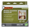 Frost King Clear Stretch Outdoor Window Film Insulator Kit 42 in. W X 62 in. L