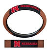 University of Nebraska Football Grip Steering Wheel Cover 15" Diameter